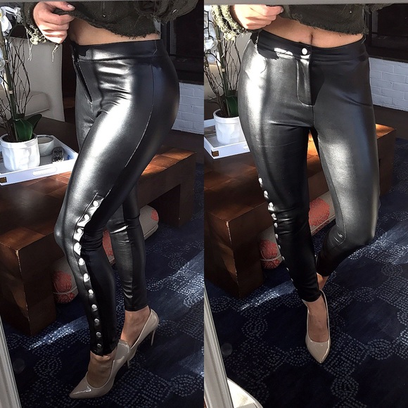 ‼️LAST ONE, Size S 👉🏼ROMEO + JULIET Black Pants - Picture 3 of 8